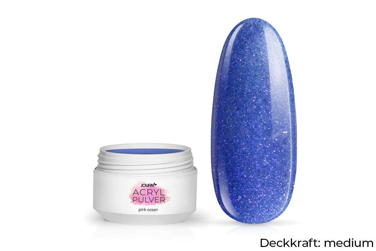 Jolifin Acryl Farbpulver - pink ocean 5g
