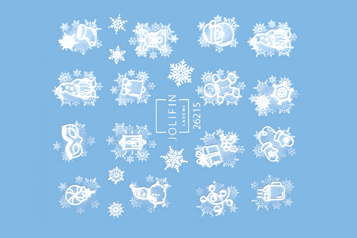 Jolifin LAVENI 3D Tattoo - Christmas No. 17