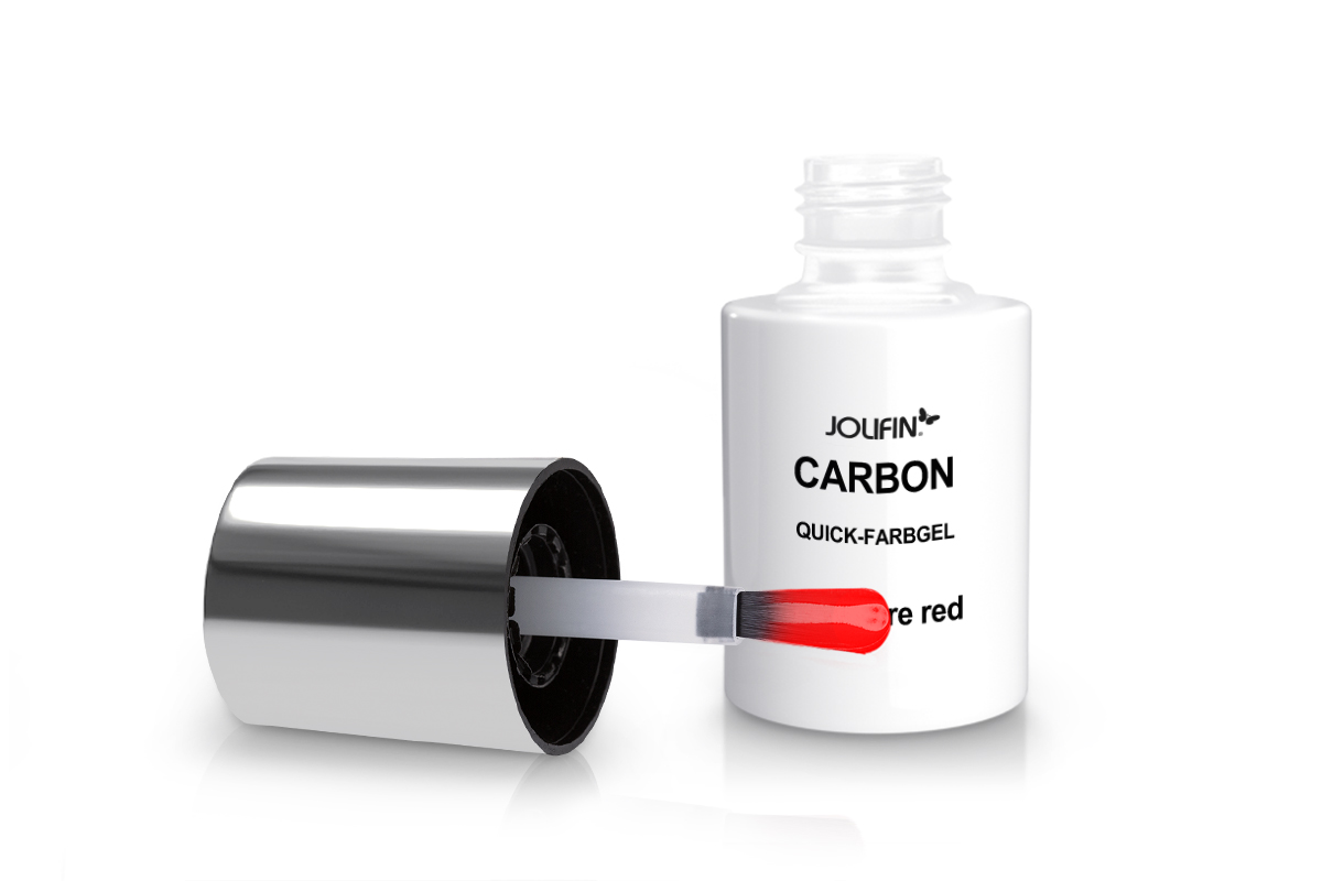 Jolifin Carbon Quick colour gel - neon fire red 11ml
