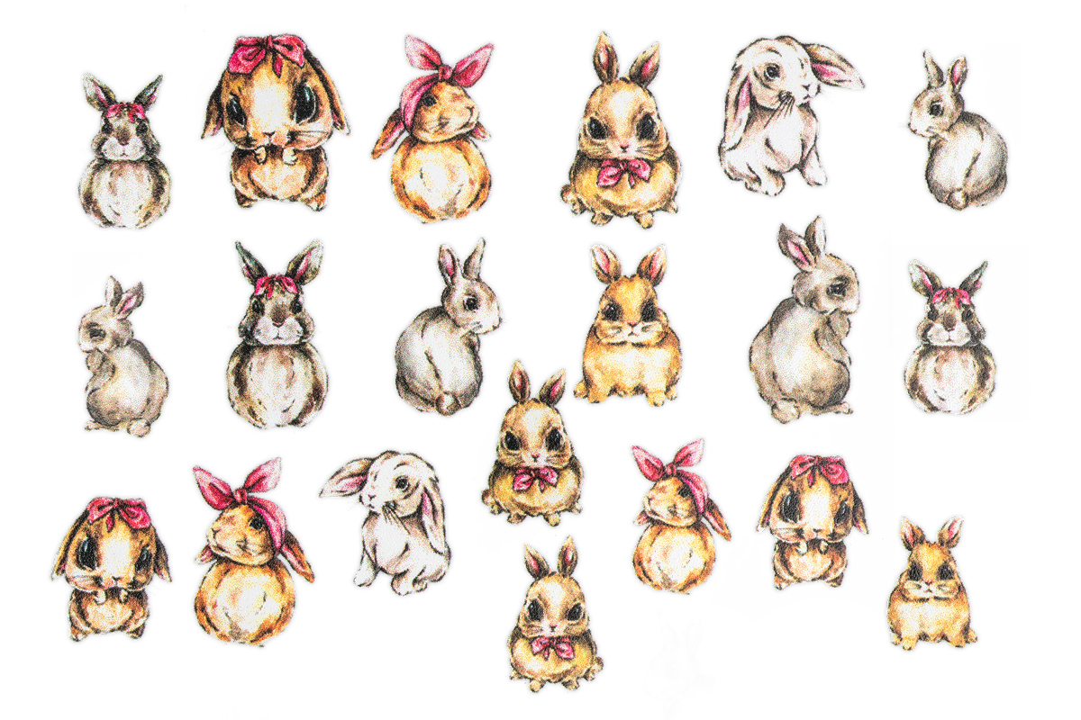 Jolifin Happy Easter Tattoo - No. 1