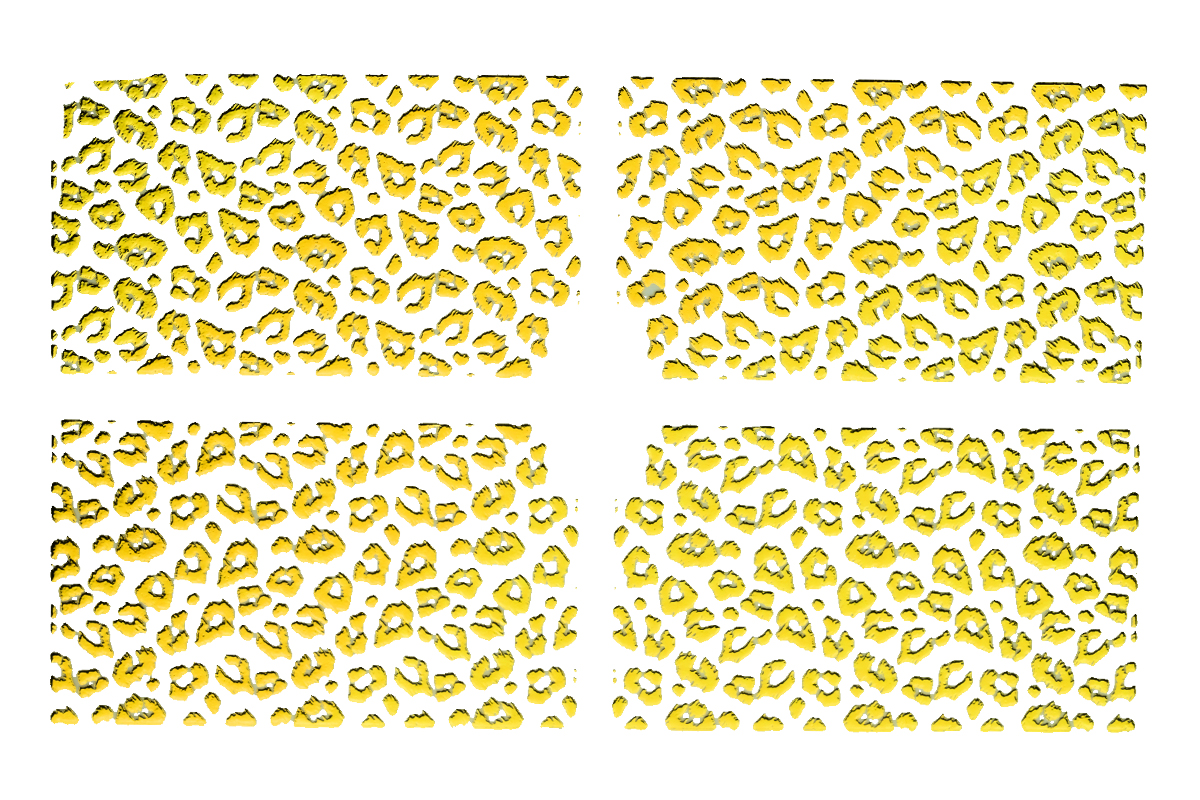 Jolifin LAVENI XL Sticker - Animalprint Gold No. 1