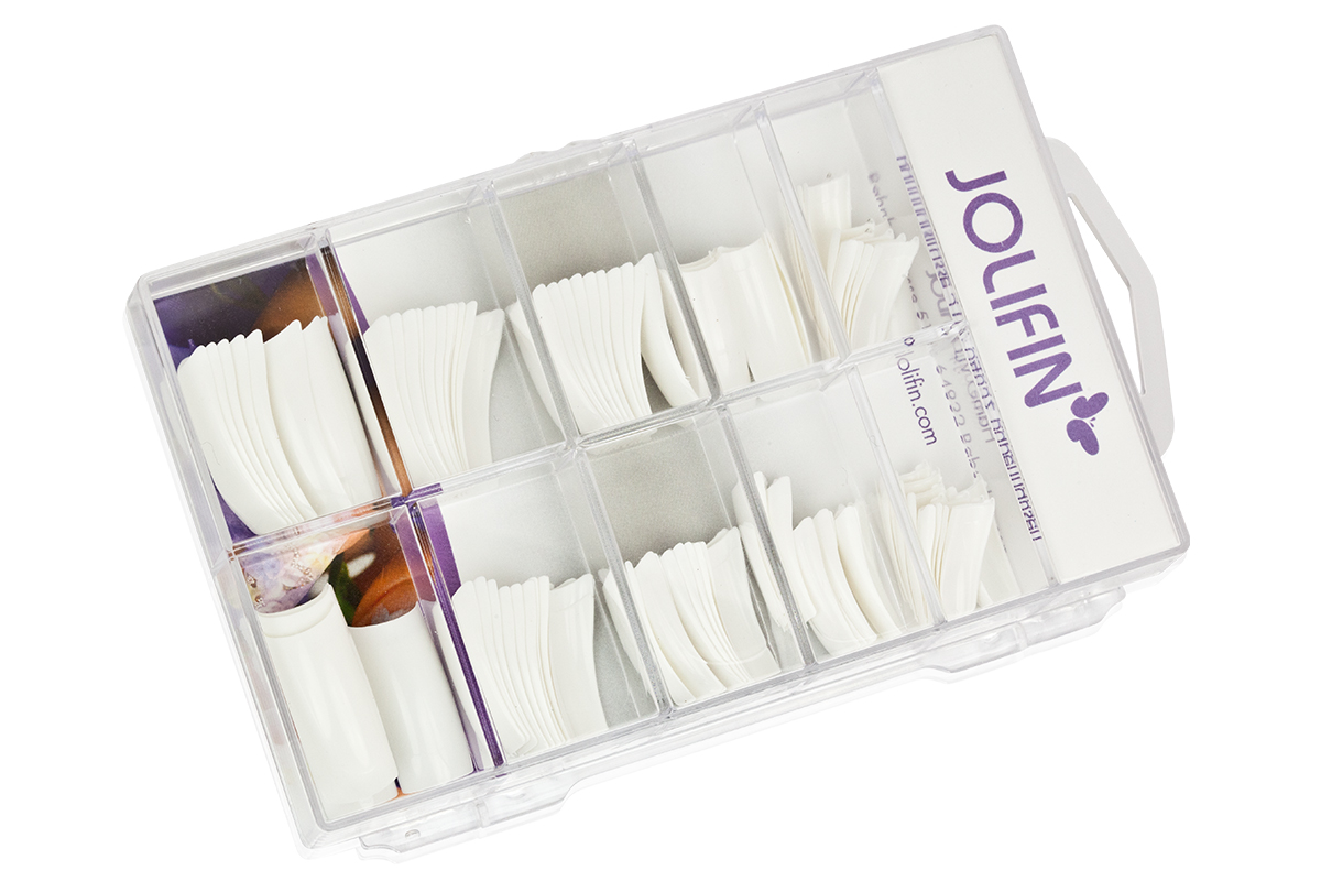 Jolifin 100 tip box - French white