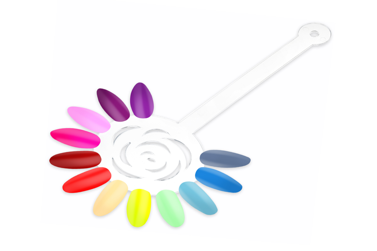 Jolifin Präsentationsdisplay Blume - 5er Set klar