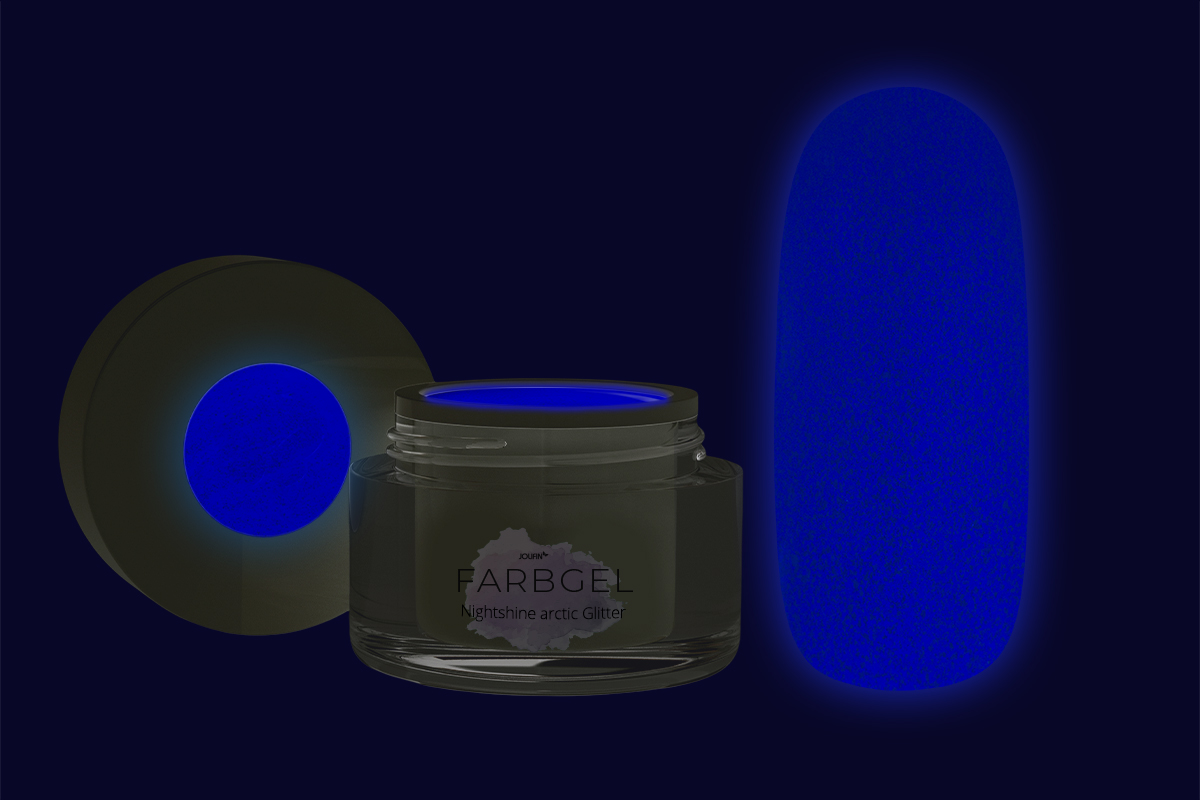 Jolifin Colour Gel Nightshine arctic Glitter 5ml