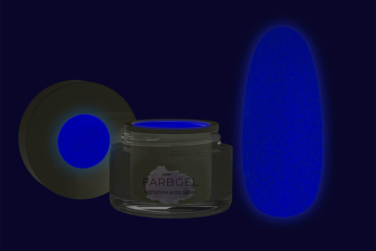 Jolifin Colour Gel Nightshine arctic Glitter 5ml
