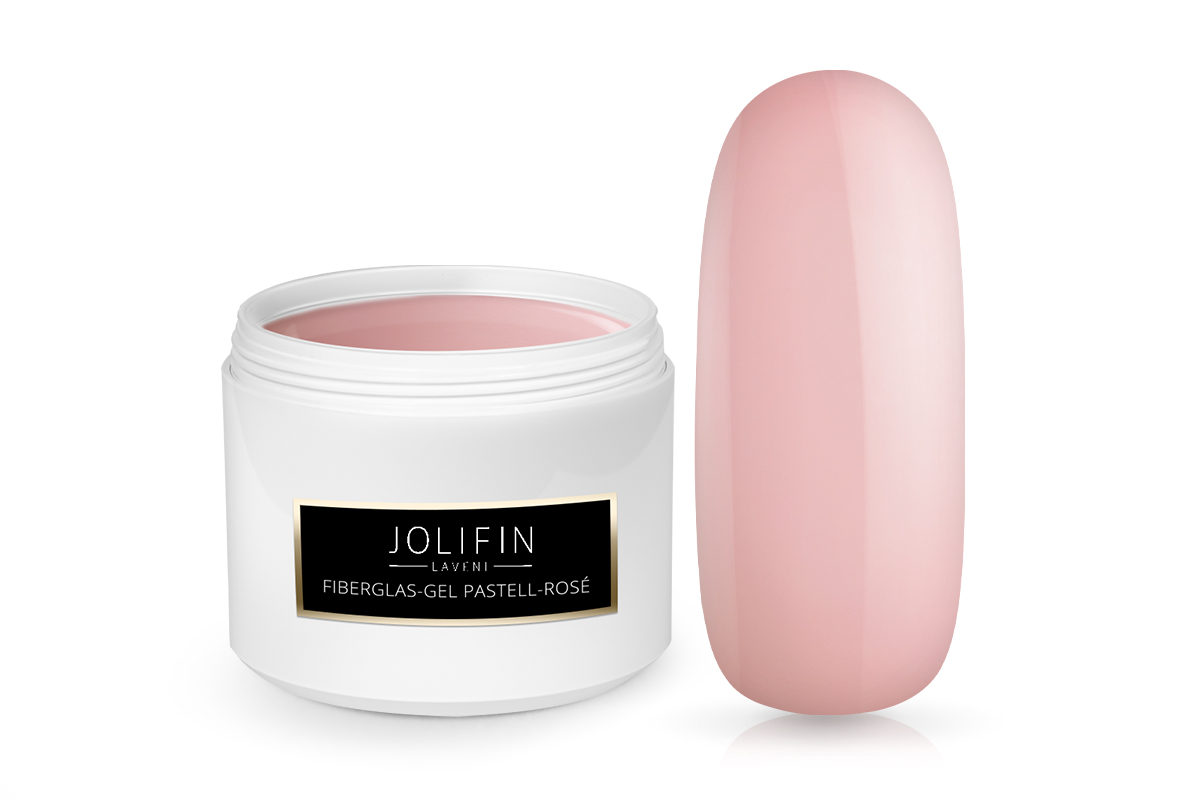 Jolifin LAVENI Refill - Fiberglas-Gel pastell-rosé 250ml