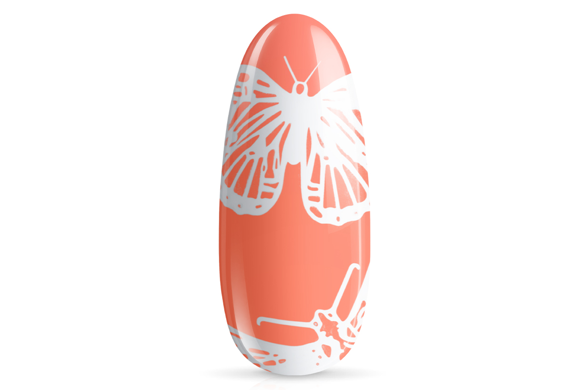 Jolifin LAVENI Shellac - Stamping-Gel ohne Schwitzschicht white 5ml