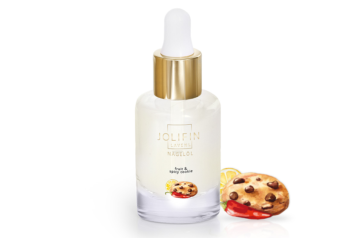Jolifin LAVENI Nagelöl - Fruity & Spicy Cookie 10ml