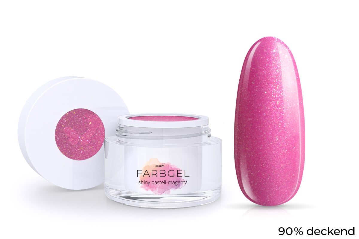 Jolifin Farbgel shiny pastell-magenta 5ml