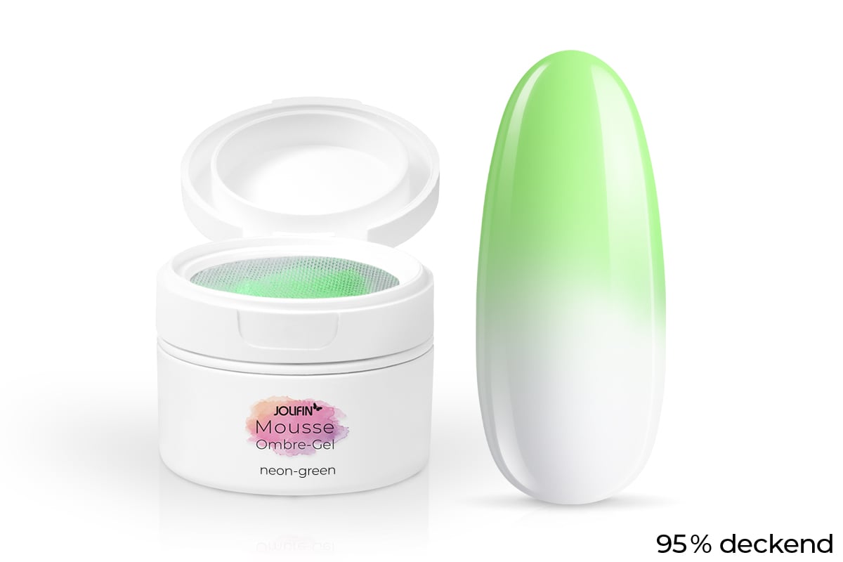 Jolifin Mousse Ombre-Gel - neon-green 5ml