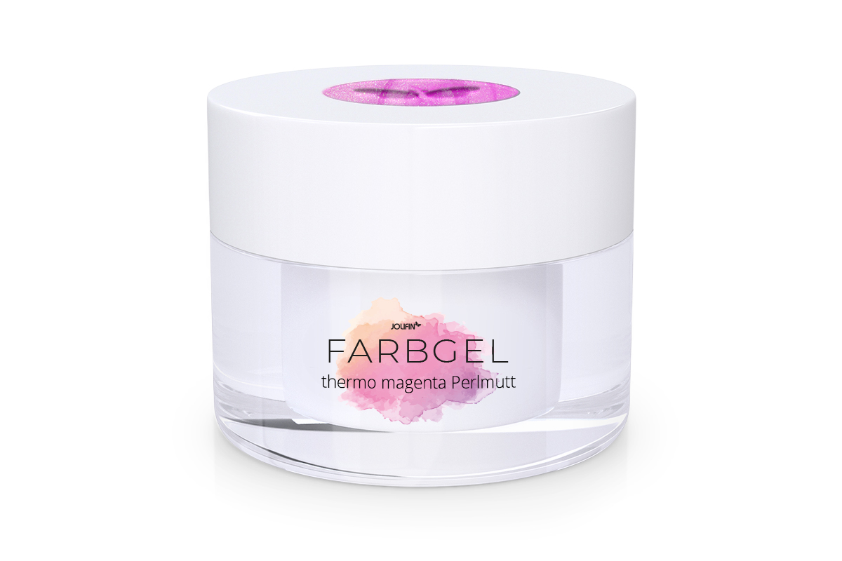 Jolifin Thermo colour gel magenta mother-of-pearl 5ml