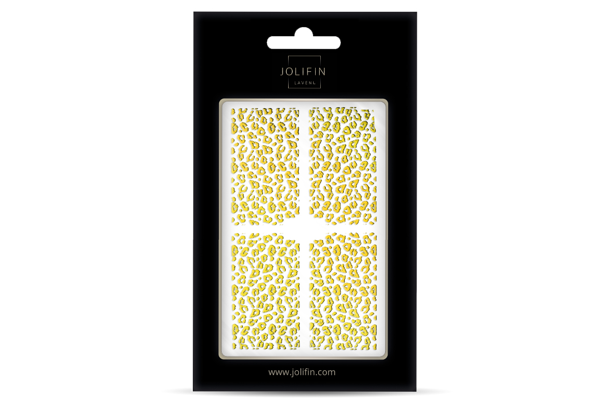 Jolifin LAVENI XL Sticker - Animalprint Gold No. 1