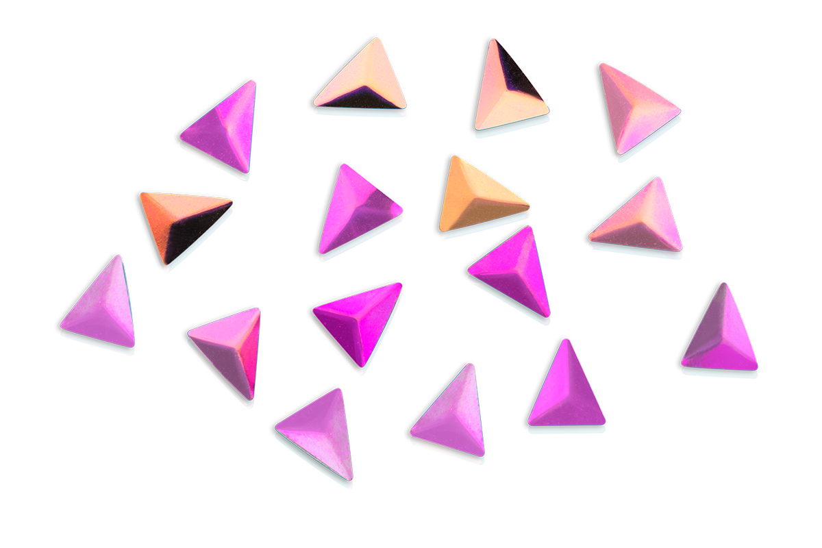 Jolifin Inlay - Triangle pink-apricot