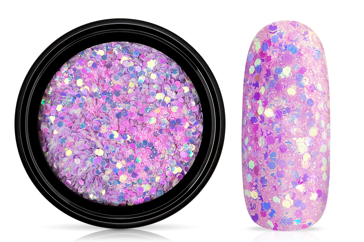 Jolifin LAVENI Mermaid Pastel Glitter - violet