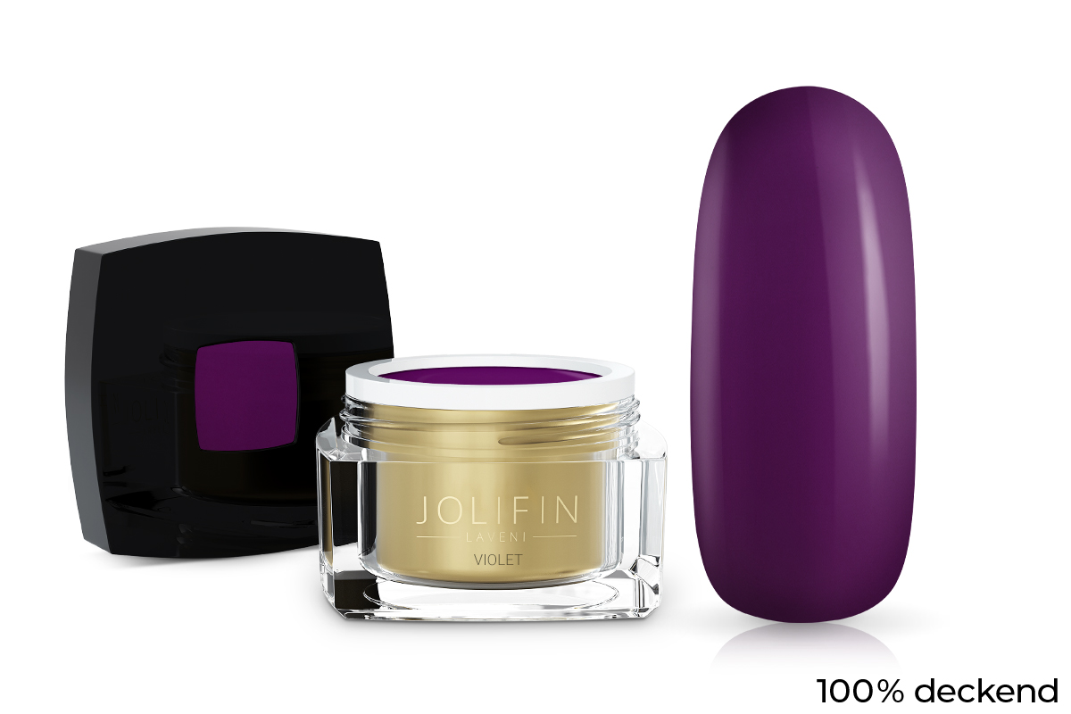 Jolifin LAVENI colour gel - violet 5ml