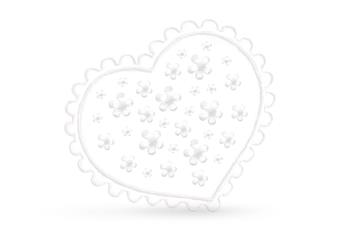 Jolifin 3D-Form - Blümchen