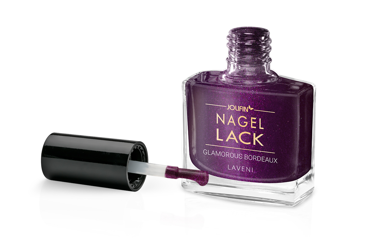 Jolifin LAVENI Nail Polish - glamorous bordeaux 9ml