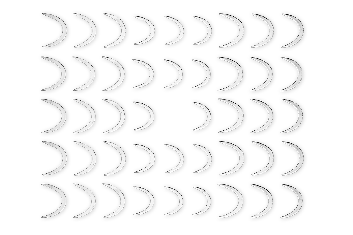 Jolifin LAVENI XL Sticker - French Line Silver