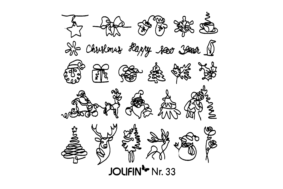 Jolifin Stamping Stencil No. 33