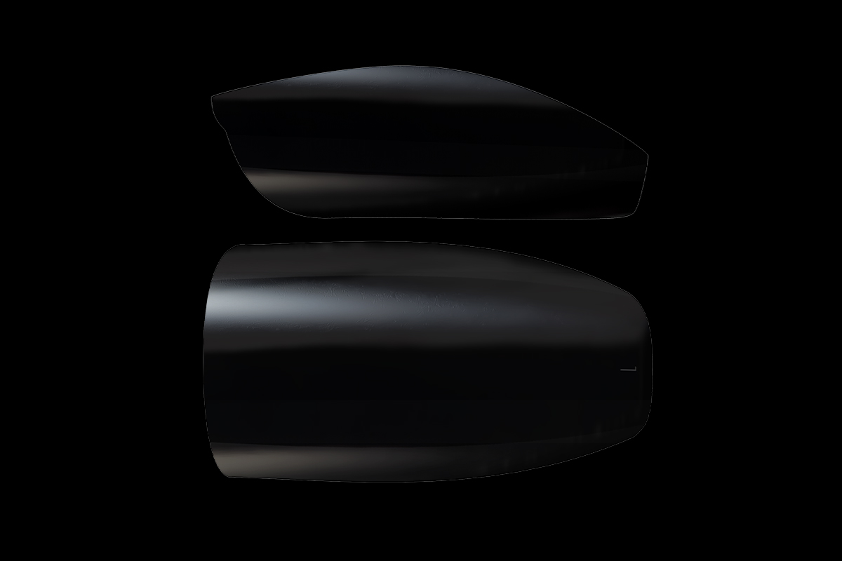 Jolifin 100 tip box coffin - clear