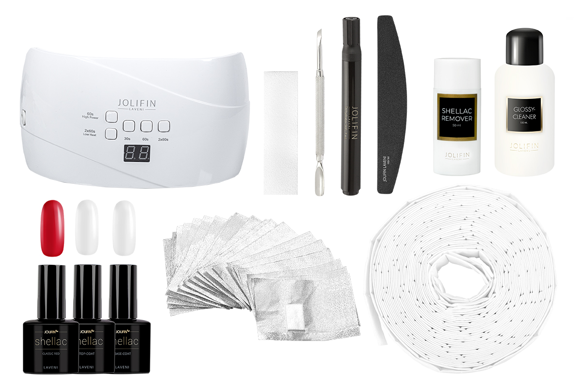 Jolifin LAVENI Shellac Starter Set - S - Basic Device