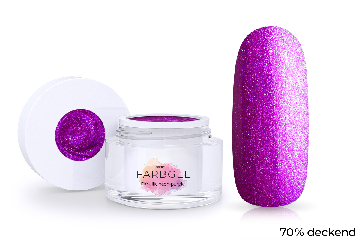 Jolifin colour gel metallic neon-purple 5ml