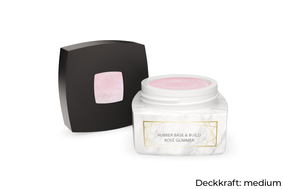 Jolifin LAVENI PRO - Rubber Base & Build rosé mica 5ml