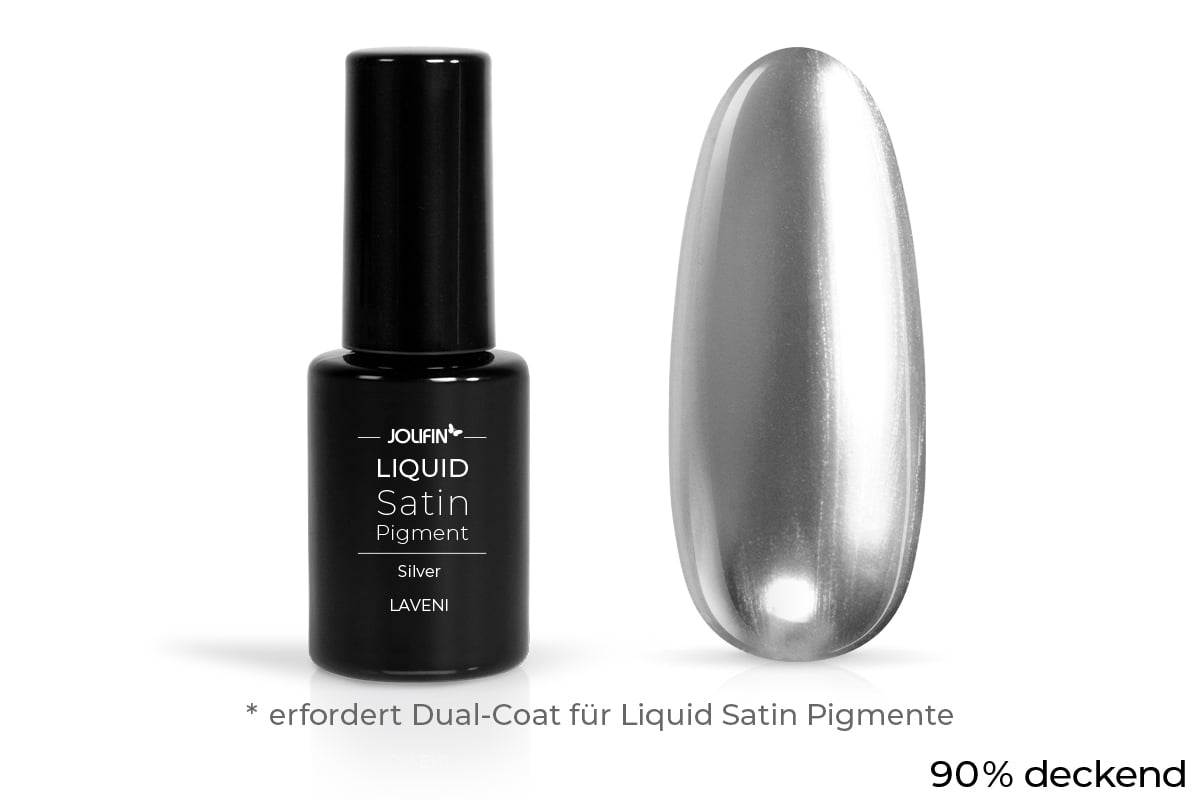 Jolifin LAVENI Liquid Satin Pigment - silver 6ml