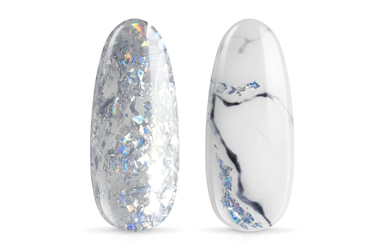 Jolifin LAVENI PRO colour gel - silver flakes 5ml