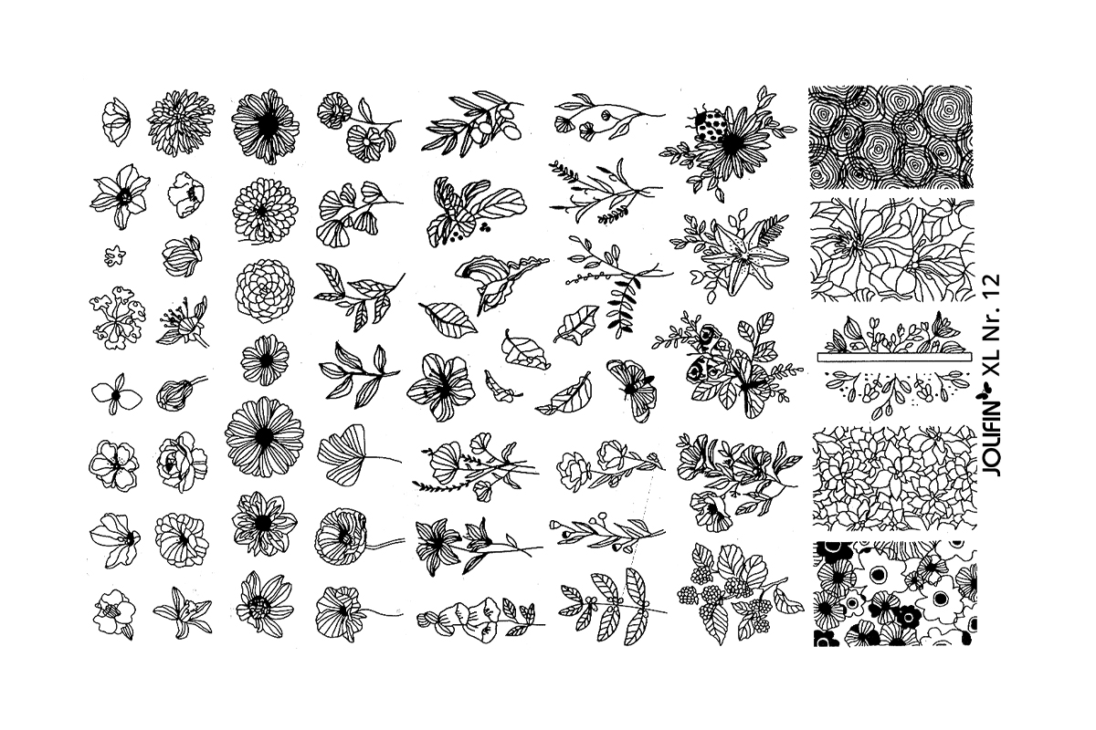 Jolifin Stamping Stencil XL - No. 12