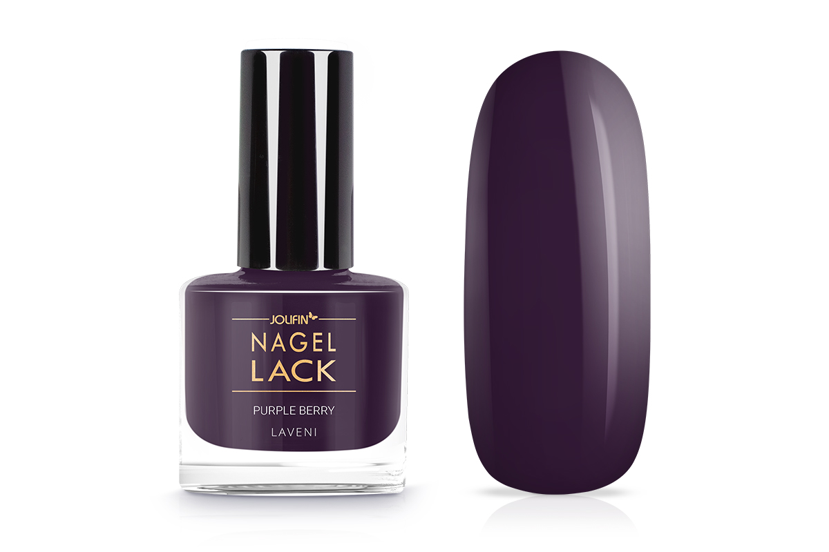 Jolifin LAVENI Nail Polish - purple berry 9ml