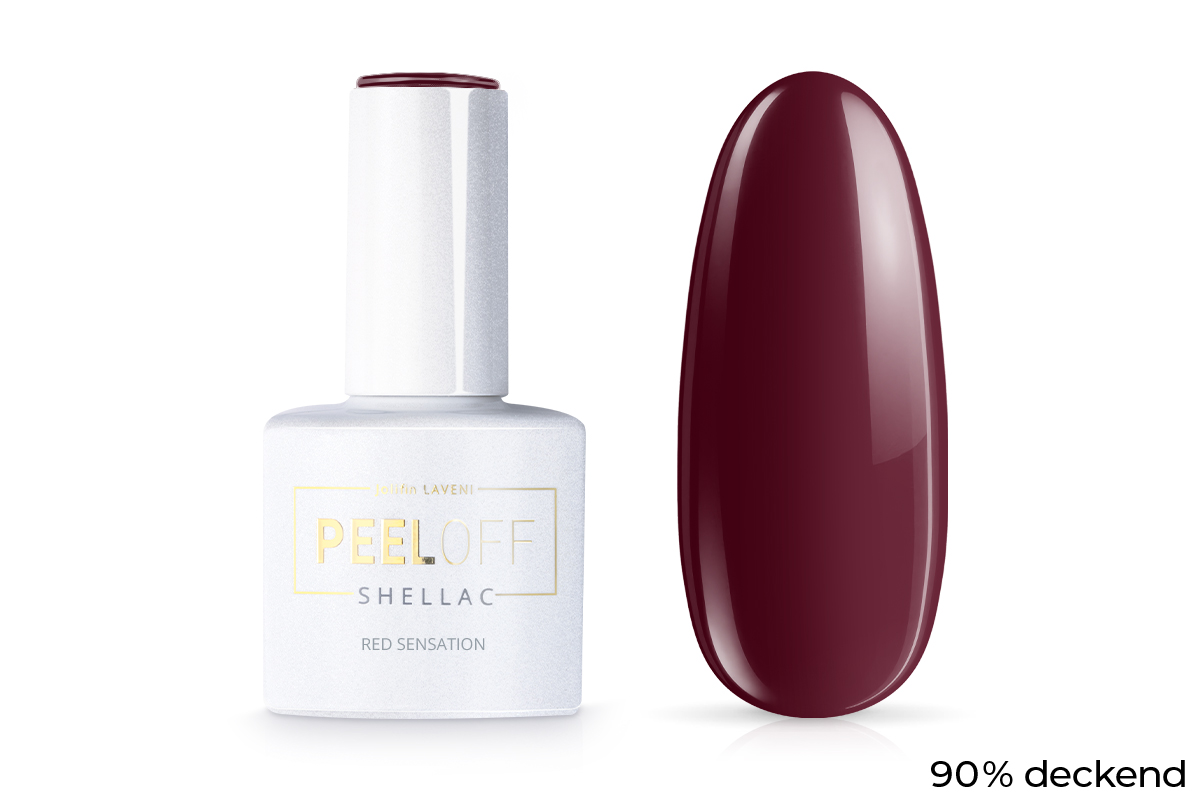 Jolifin LAVENI Shellac PeelOff - red sensation 10ml