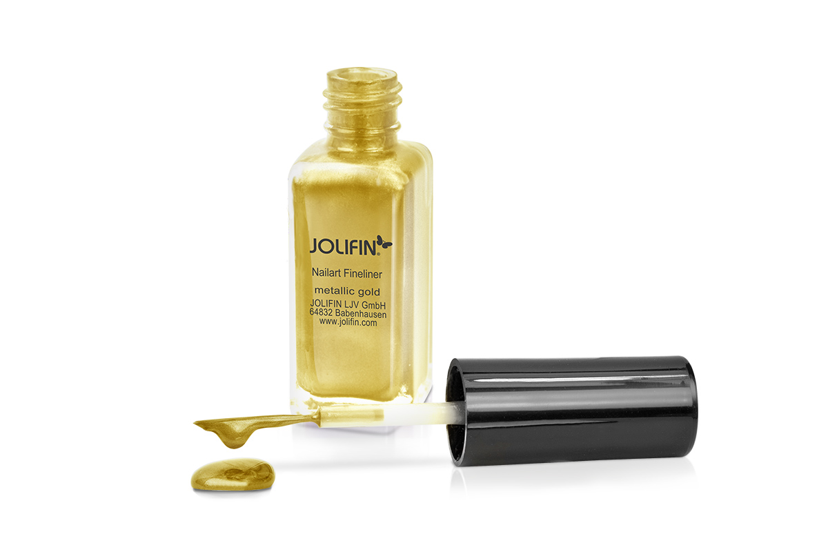 Jolifin Nail Art Fineliner metallic gold 10ml