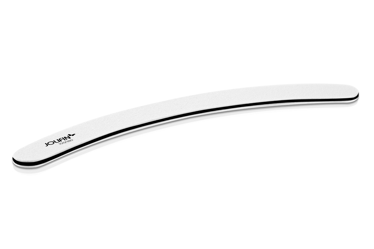 Jolifin File Basic - curved white 100/180