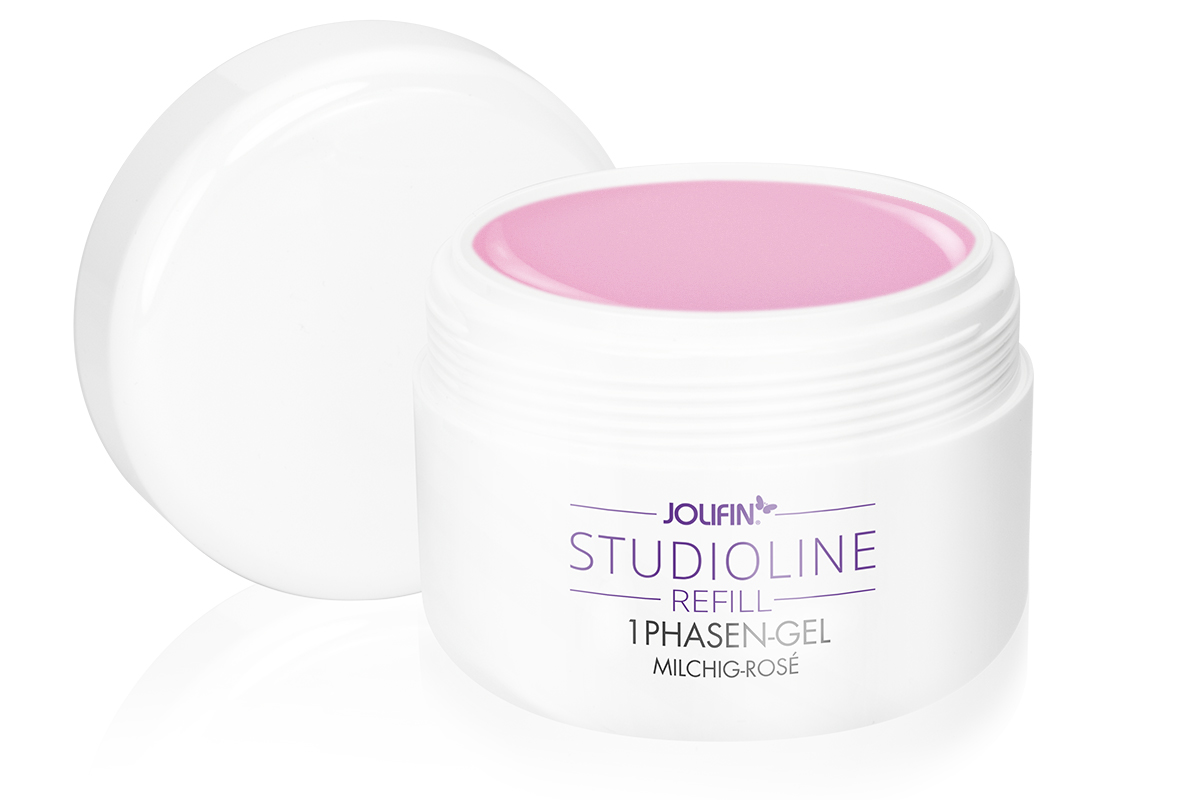 Jolifin Studioline Refill - 1-phase gel milky-pink 250ml