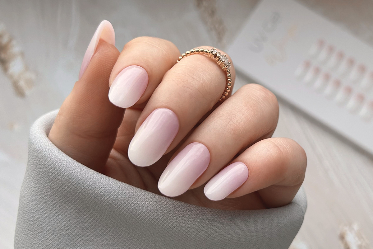Jolifin LAVENI UV Gel-Wraps - Babyboomer pastell-rosé