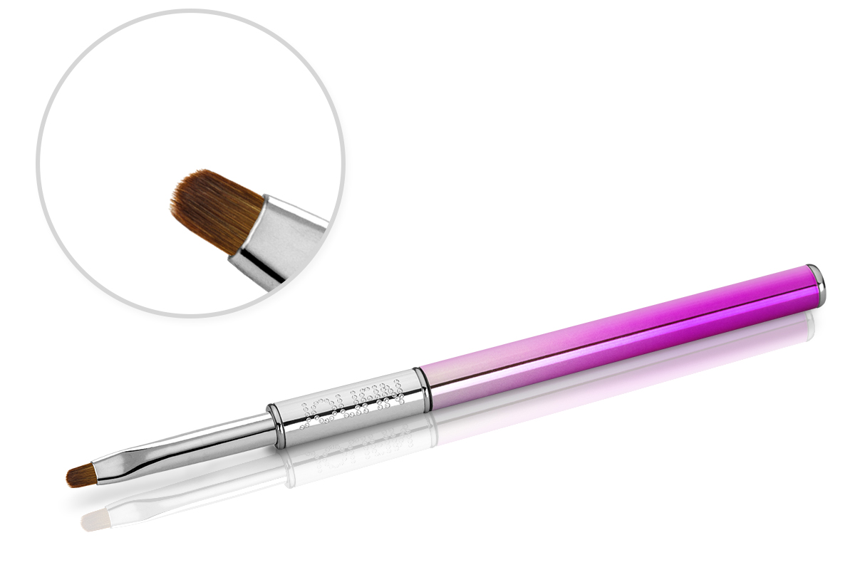 Jolifin Chrome Gel-Pinsel - oval Gr. 2