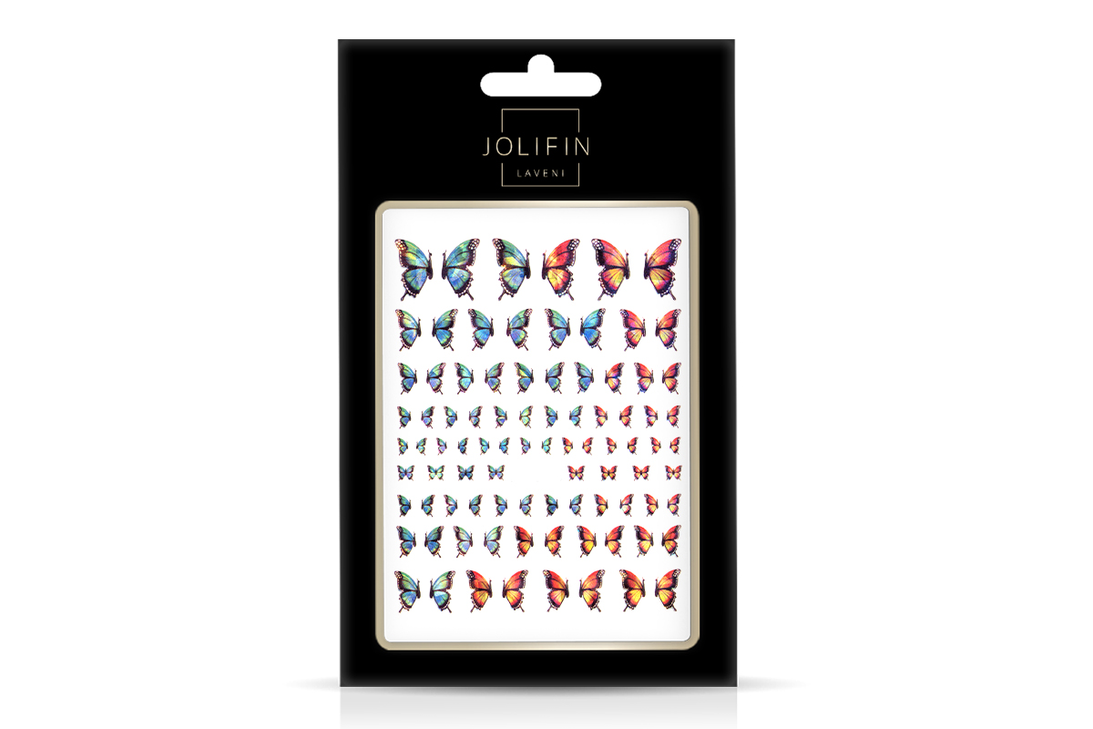 Jolifin LAVENI XL Sticker - Butterfly Hologram No. 8