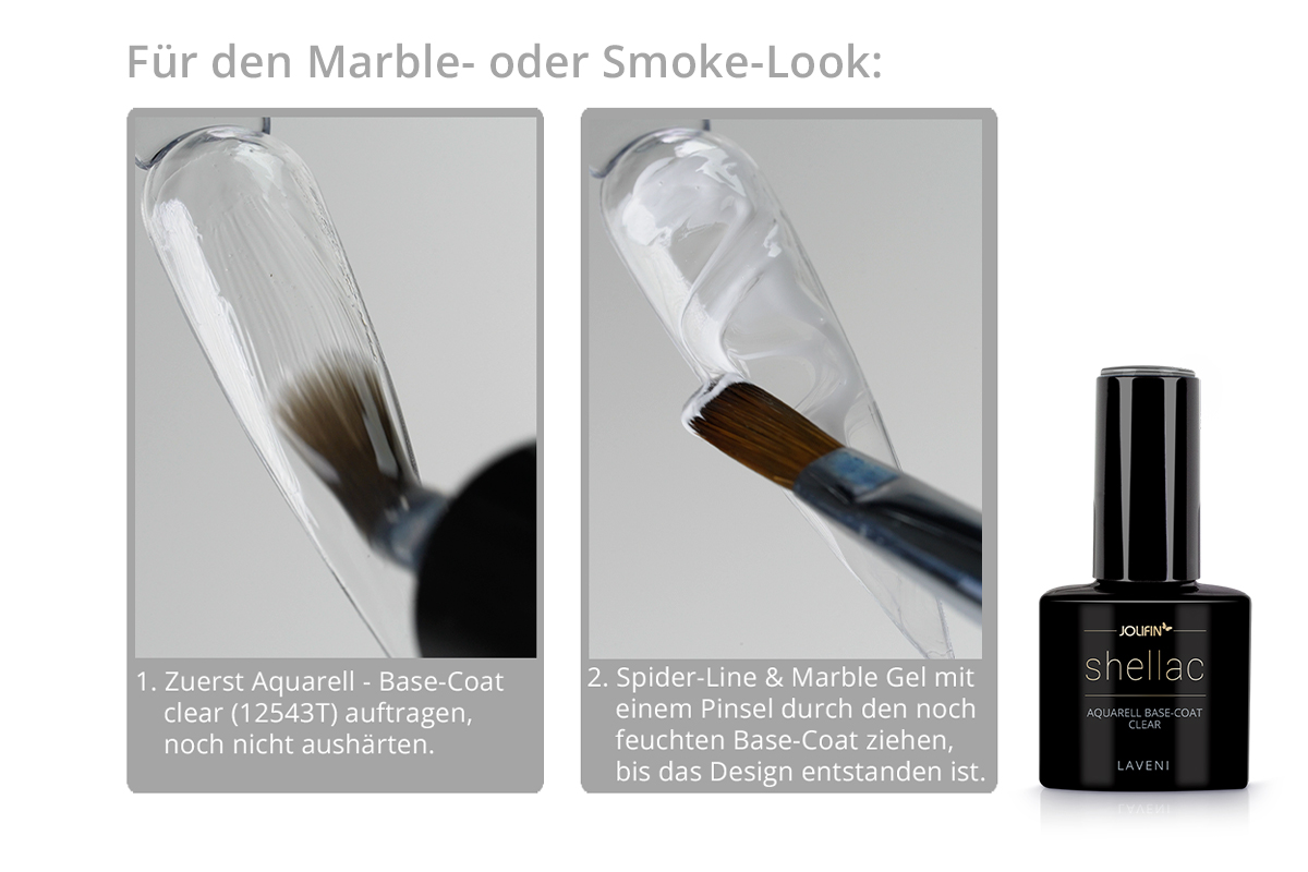 Jolifin Spider-Line & Marble Gel - white 5ml