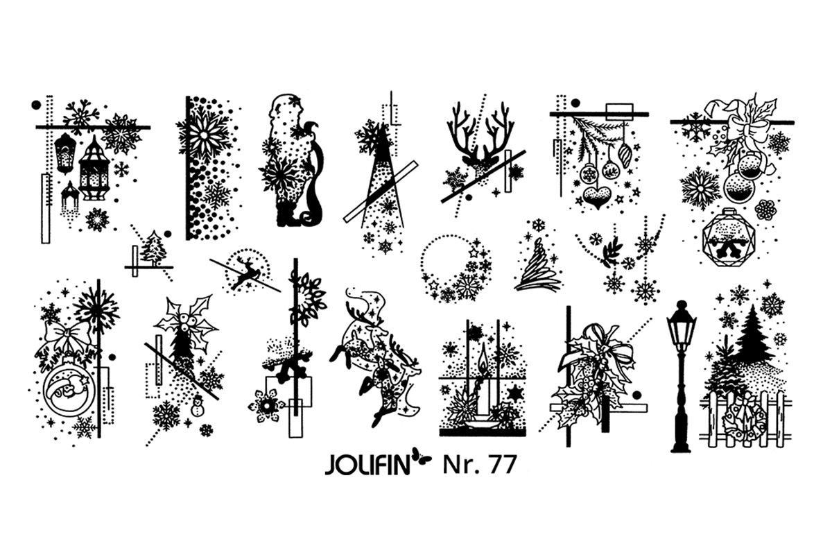 Jolifin Stamping Stencil No. 77