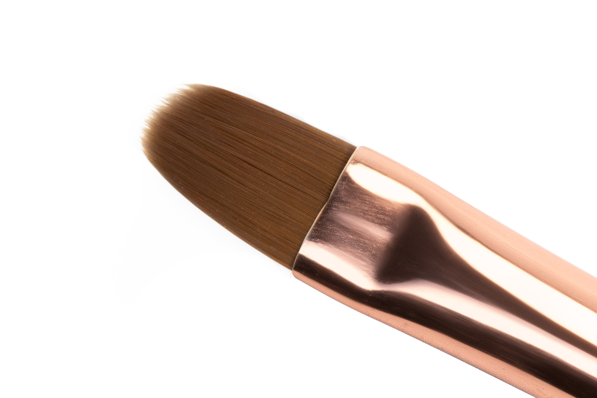 Jolifin Gel Brush rosy-black - oval size 8