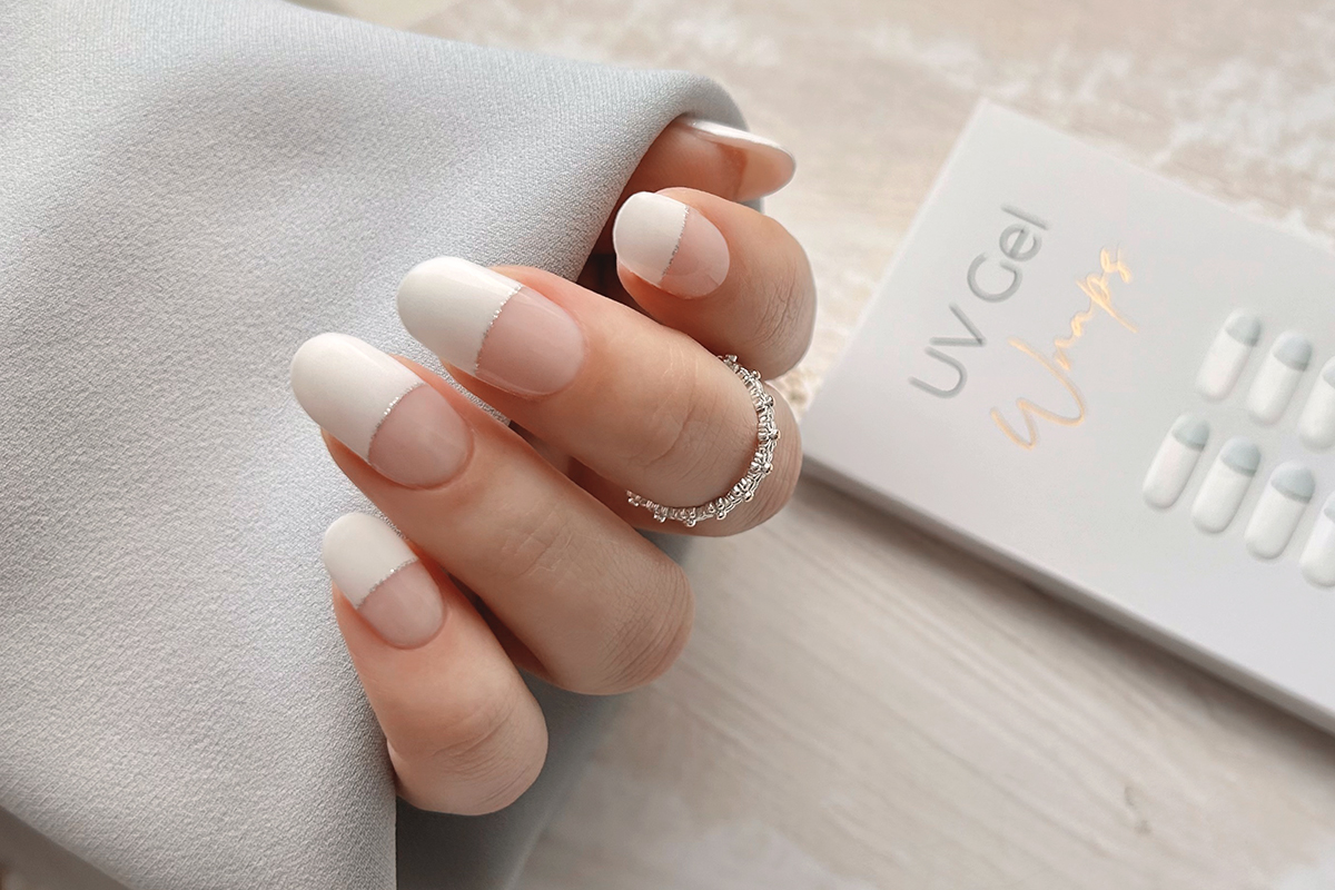 Jolifin LAVENI UV Gel Wraps - elegance French
