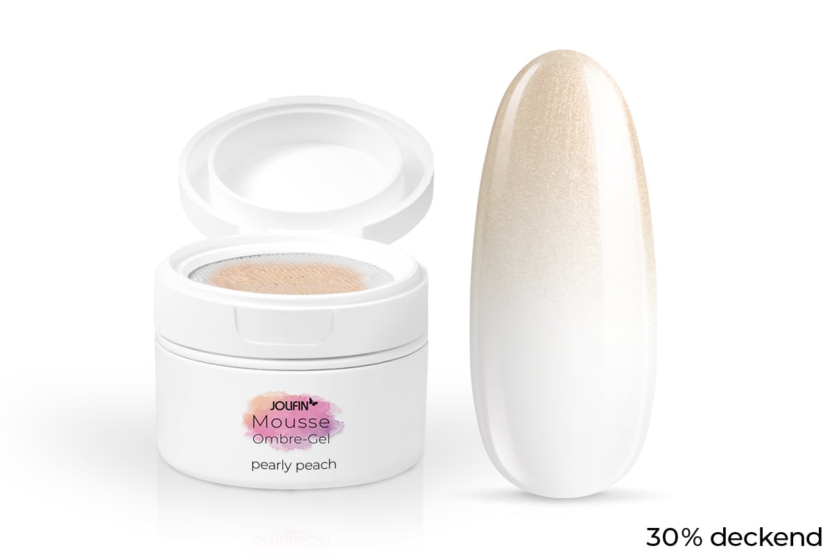Jolifin Mousse Ombre-Gel - pearly peach 5ml
