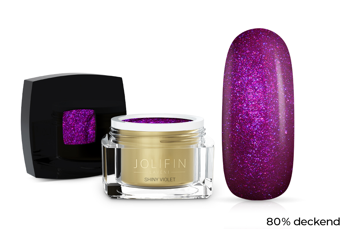 Jolifin LAVENI colour gel - shiny violet 5ml