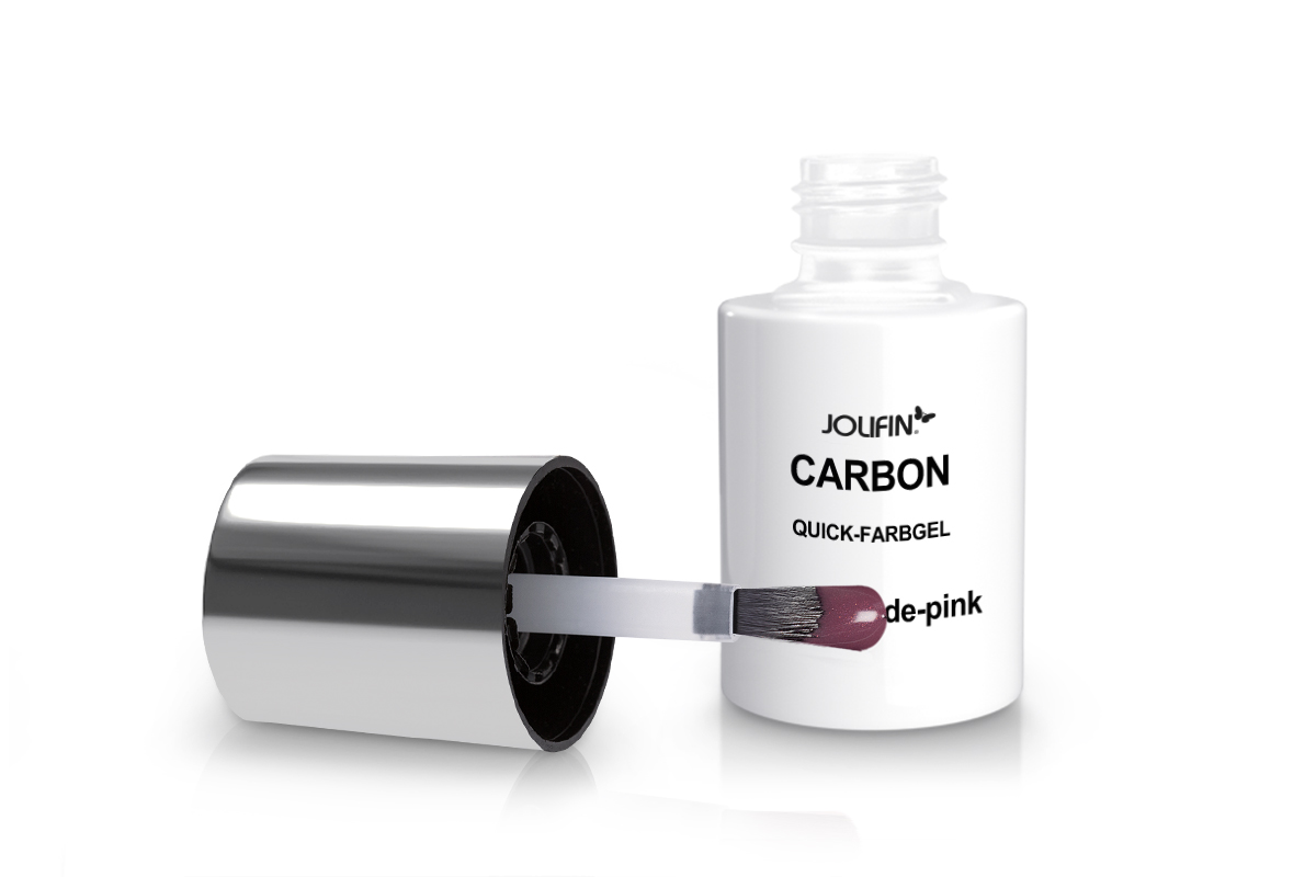 Jolifin Carbon Quick colour gel - shiny nude-pink 11ml