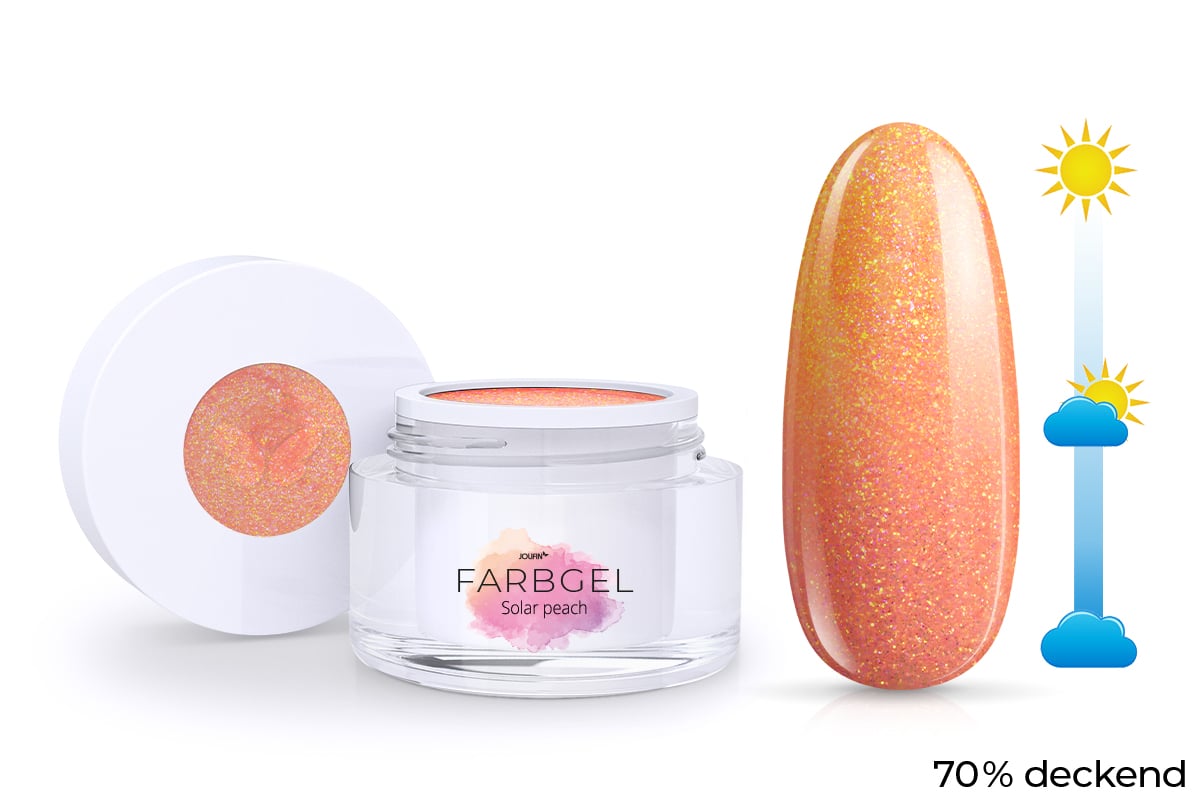 Jolifin Solar colour gel peach 5ml