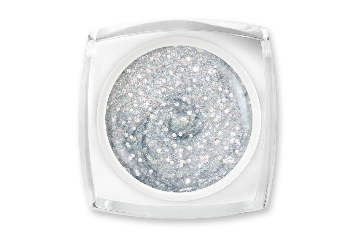 Jolifin LAVENI Colour Gel - silver Glitter 5ml