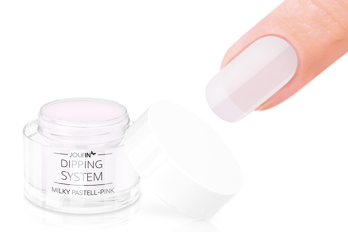milky pastel pink