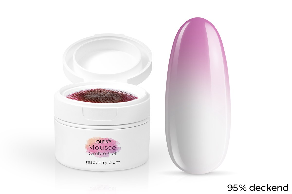 Jolifin Mousse Ombre-Gel - raspberry plum 5ml