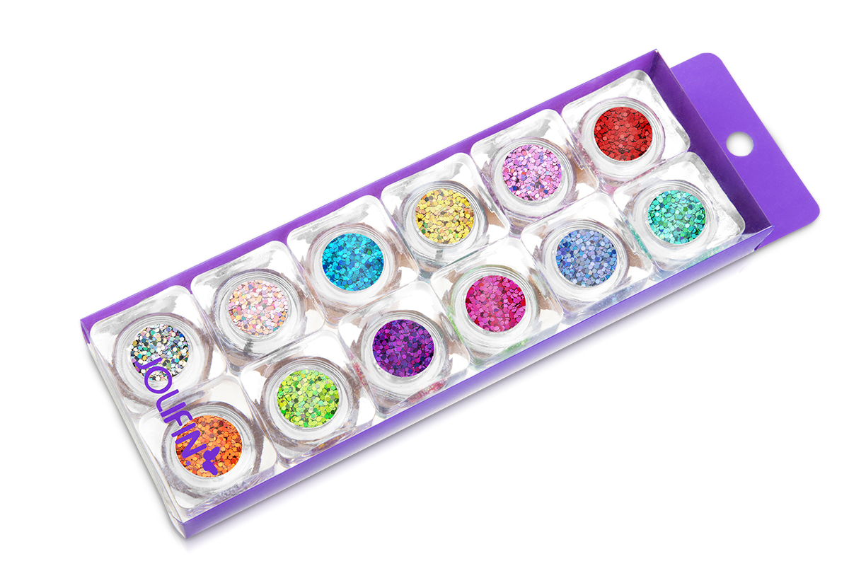 Nail art set glitter sequins small